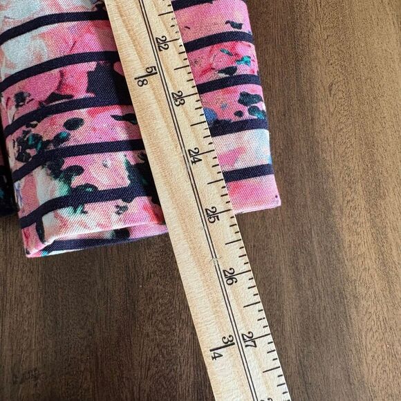 NWOT Banana Republic Multicolored Pink Floral Striped Blazer /Jacket size 14 - Picture 9 of 9